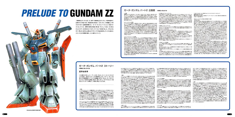 Gundam Unofficial: Gundam ZZ Production History